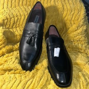 Johnston & Murphy Mens Leather Tasseled Loafer